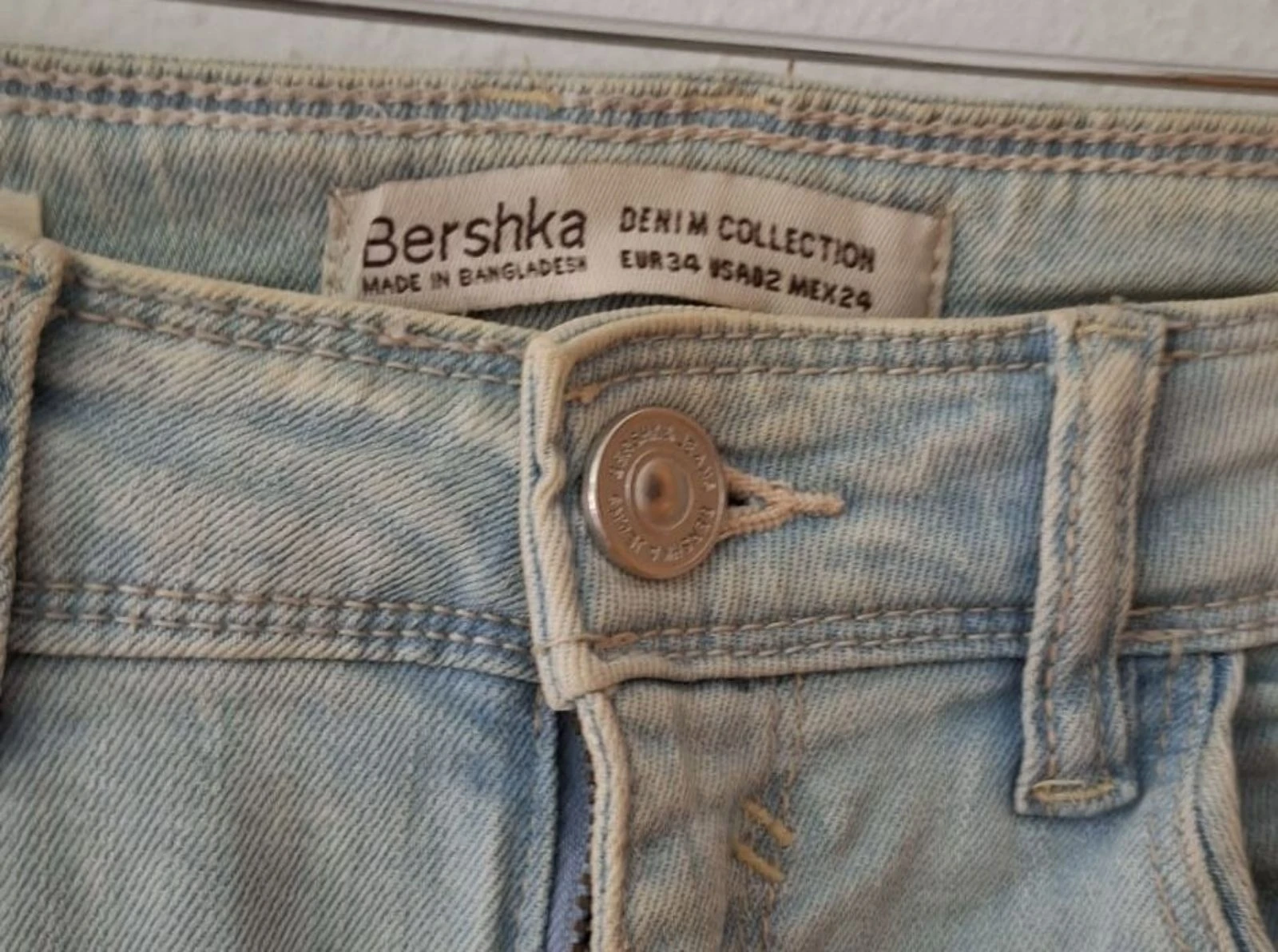 Pantalones Bershka Azul Claro Skinny limite edition Y2K – photo 3